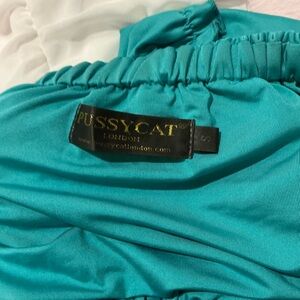 Pussycat London Turquoise Skirt